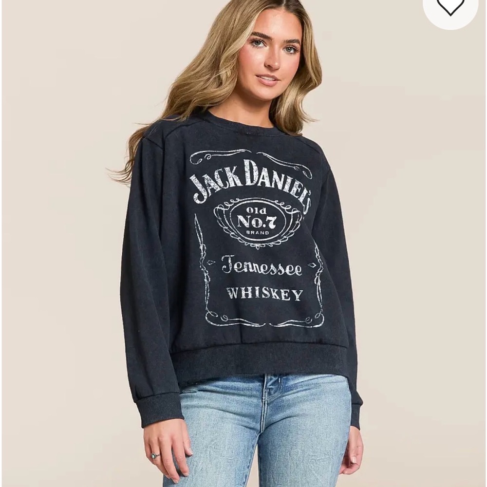 Buckle Jack Daniel's Black Graphic Sweatshirt